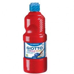 Guache Liquido Giotto Acrílico 500ml vermelho