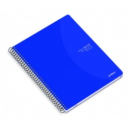 Caderno A5 80fls Azul Pautado