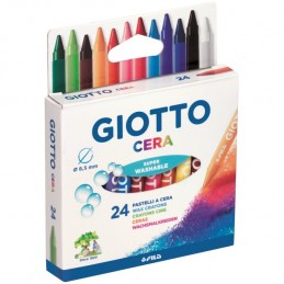 Caixa 24 Lápis Cera Giotto...