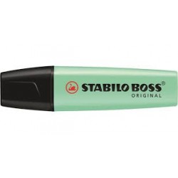 Marcador fluorescente pastel Stabilo Boss verde