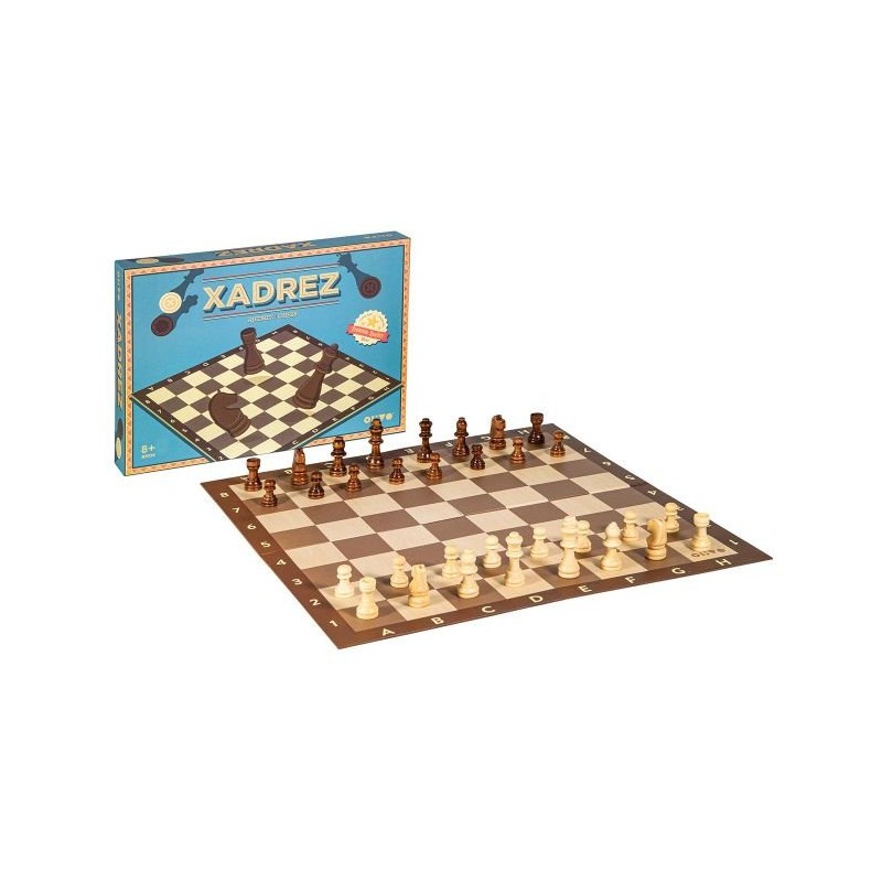Comprar Xadrez com figuras de madeira de Cayro