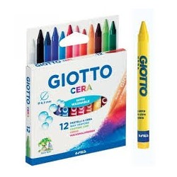 Caixa 12 Lápis Cera Giotto...