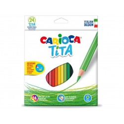 Caixa 24 Lápis Carioca Tita